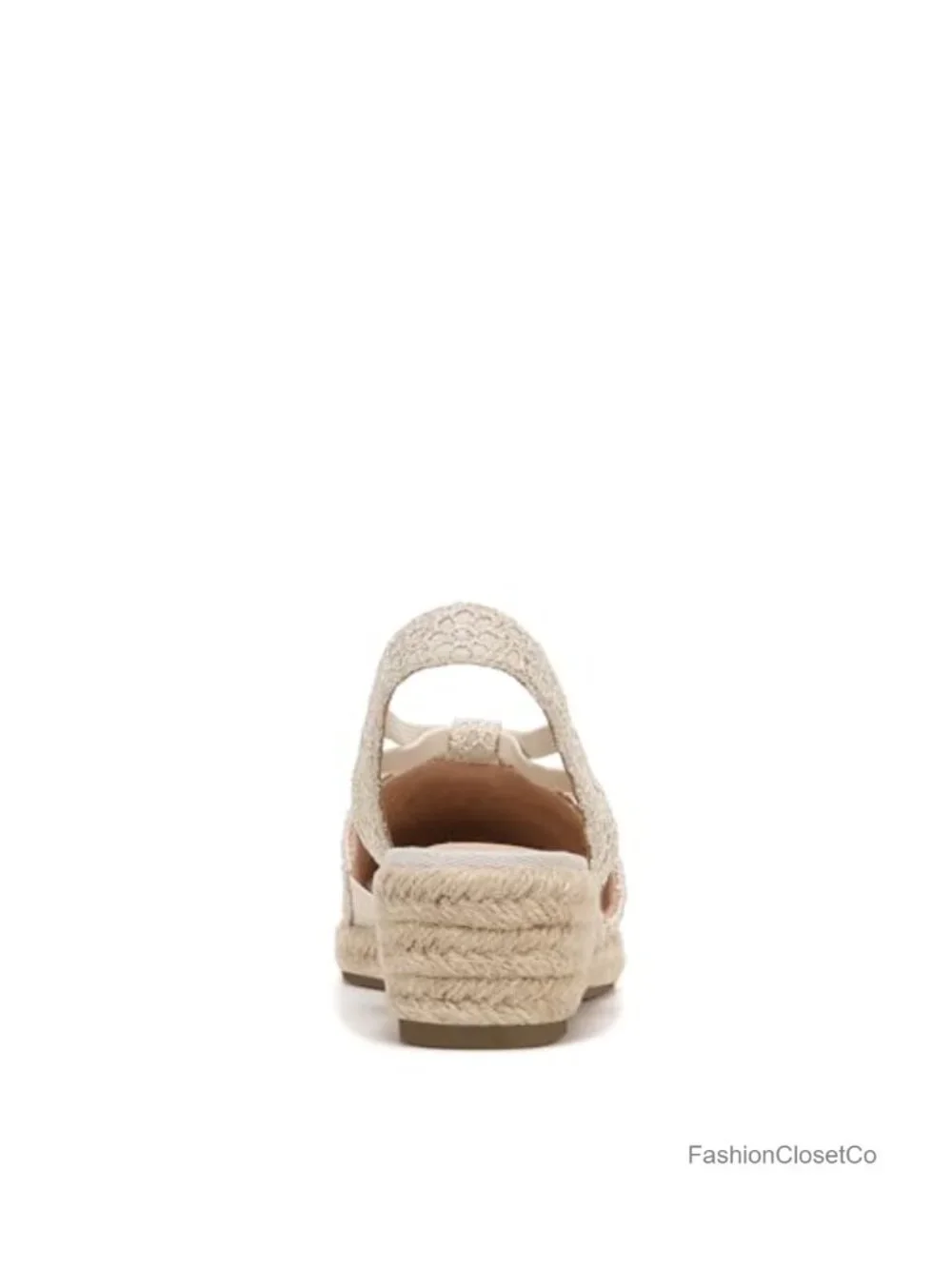 Canvas Espadrille Wedge Slip-On Loafers with Woven Heel